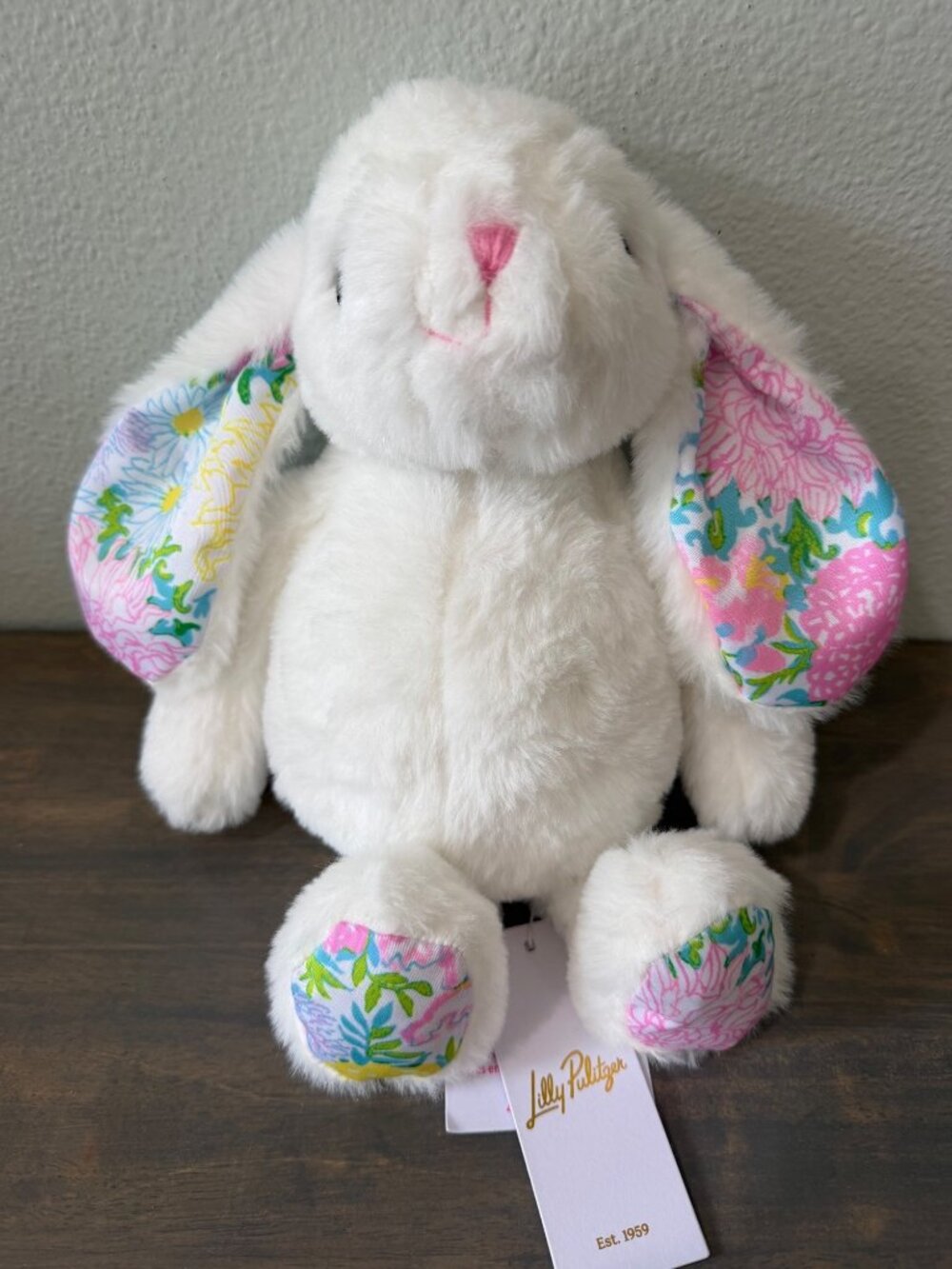 NWT Lilly Pulitzer Plush Bunny Rabbit Easter 2026 Soft Stuffed Animal